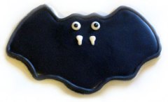 Bat with Fangs Cookie